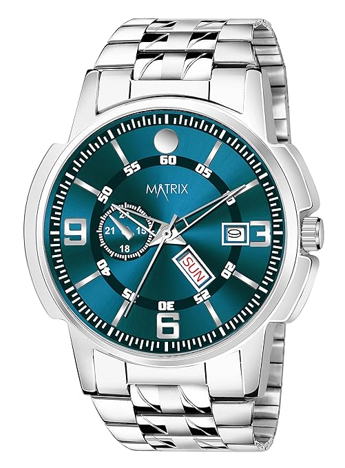 Matrix Black, Blue, White Dial